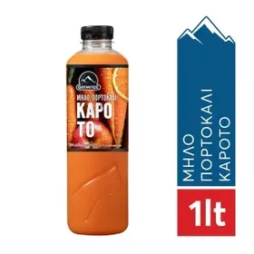 Φυσικός χυμός μήλο-πορτοκάλι-καρότο Φάρμα ΚΟΥΚΑΚΗ 1lt