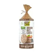 RICE UP Ρυζογκοφρέτες ολικής άλεσης με Μαύρο Imperial Ρύζι Vegan Χωρίς γλουτένη Χωρίς αλάτι 120g