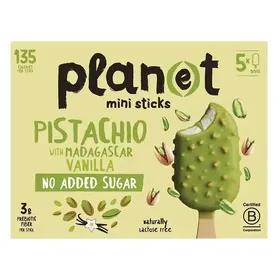 Plan(e)t Παγωτό Pistachio In Madagascar Vanilla No Added Sugar 5x45γρ./55ml.