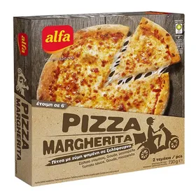 PIZZA MARGHERITA Πίτσα με Ζύμη Ψημένη σε Ξυλόφουρνο / ΚΟΤΟΠΙΤΑ ΧΩΡΙΑΤΙΚΗ Τσαλακωτή Με Γραβιέρα Κρήτης