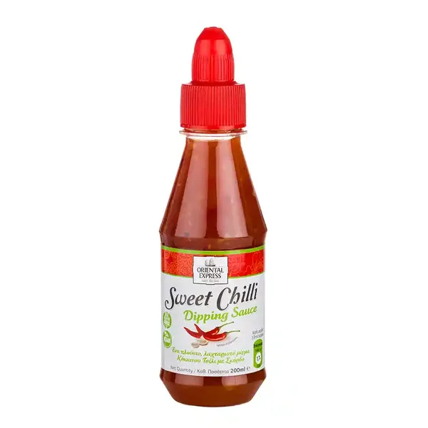 ORIENTAL EXPRESS Σάλτσα Γλυκού Τσίλι για Dipping Vegan Gluten free 200ml