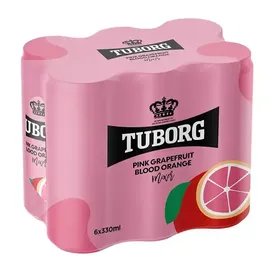 Tuborg Pink Γκρέιπφρουτ Σακουλάκι 6x330ml.