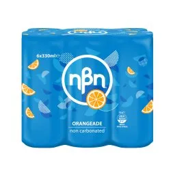 HBH πορτοκαλάδα κόκκινη ή μπλε sleek κουτί 6x330ml
