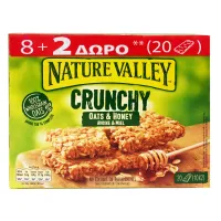 Μπάρες Βρώμης με Μέλι Οικογενειακό Πακέτο Nature Valley 10x42g