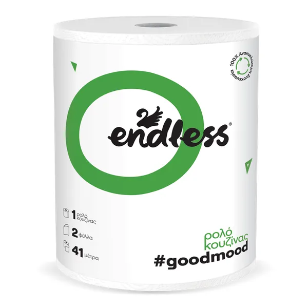 ΡΟΛΟ ΚΟΥΖΙΝΑΣ #GOODMOOD 2 Φύλλα, 40 Μέτρα 385g