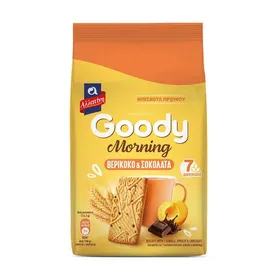 ΑΛΛΑΤΙΝΗ Μπισκότα Goody με Βερίκοκο & Σοκολάτα 160γρ.