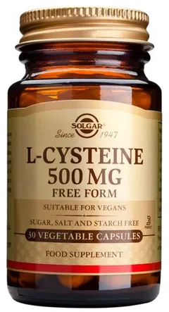 SOLGAR L-Cysteine 500mg 30 φυτικές κάψουλες