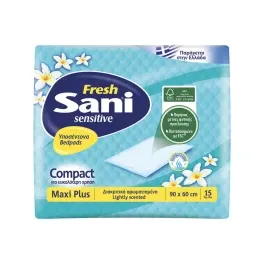 Υποσέντονα Sani Sensitive Fresh 90x60cm 15τεμ.