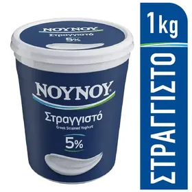 NOYNOY Γιαούρτι Στραγγιστό 5% Λιπαρά 1kg