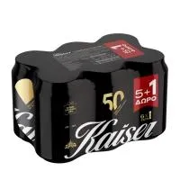 Μπύρα Κουτί Kaiser 6x330 ml 5+1 Δώρο