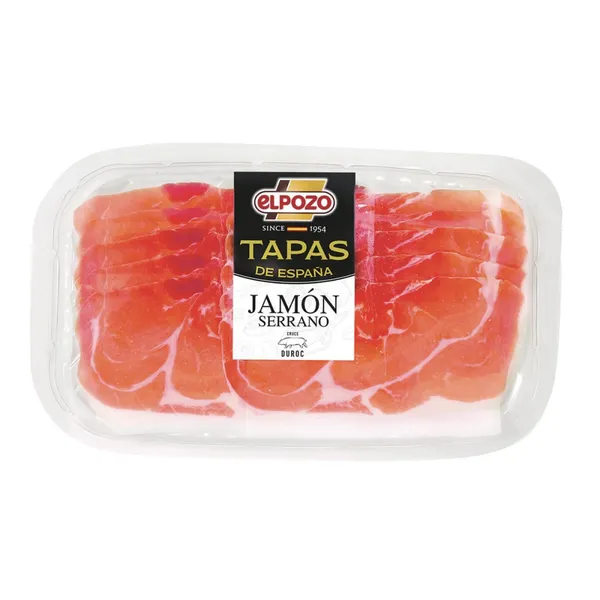TAPAS DE ESPANA JAMON SERRANO Φέτες 100g / JAMON SERRANO Choriso, Salchichon Φέτες 120g