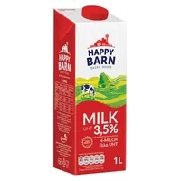 HAPPY BARN Γάλα Πλήρες 3,5% UHT 1lt