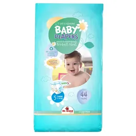 MrGrand Βρεφικές Πάνες Jumbo No5 (11-16kg.) 44τεμ.
