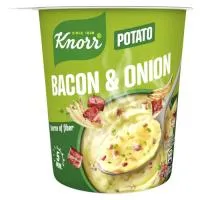 Knorr Πουρές Snack Pot Μπέικον Κρεμμύδι 51gr