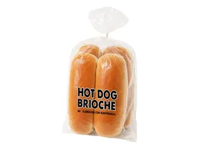 Brioche Hot Dog Buns με βούτυρο