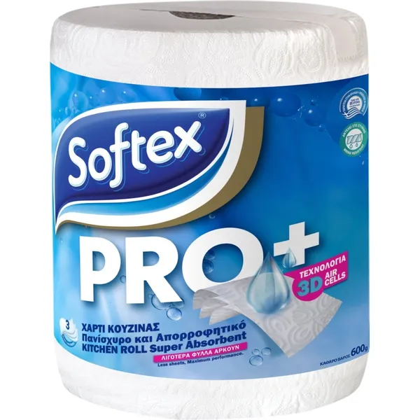χαρτί κουζίνας Pro+ 3 φύλλα 600g
