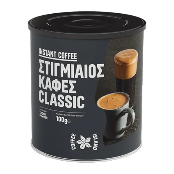 Στιγμιαίος καφές classic COFFEE ISLAND 100gr