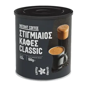 Στιγμιαίος καφές classic COFFEE ISLAND 100gr