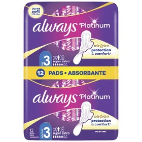 ALWAYS platinum day & night σερβιέτες ultra 12τεμ.