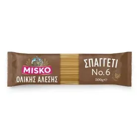 MISKO MAKAPΟΝΙΑ ΣΠΑΓΓΕΤΙ Νο6 ΟΛΙΚΗΣ ΑΛΕΣΗΣ 500GR