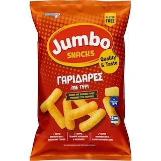 JUMBO Γαριδάρες με Τυρί Χωρίς Γλουτένη 85g