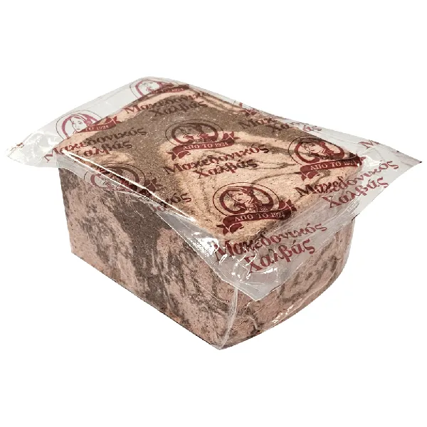 ΜΑΚΕΔΟΝΙΚΟΣ χαλβάς vacuum σοκολάτα & φράουλα 400g