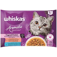 Whiskas Φακελάκια Γάτας Aromatic Μυρωδικά 4x85gr