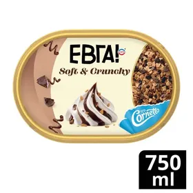 EBGA Παγωτό Soft & Crunchy 373g