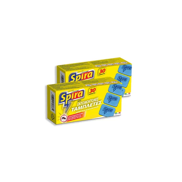 SPIRA Yellow ταμπλέτες κατά των κουνουπιών 30 τεμαχίων