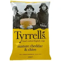 Tyrrell's Mature Cheddar & Chives 150gr