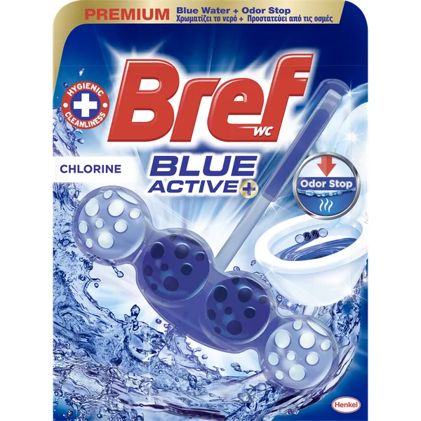 Μπλοκ Τουαλέτας Blue Activ Hygiene Bref Wc Block 50g
