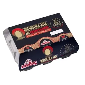 ΗΠΕΙΡΩΤΙΚΑ αυγά Πίνδος 6άδα 63-73g (L)