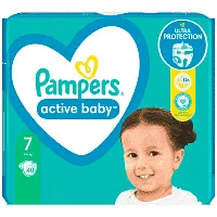 Pampers Active Baby Πάνες No7 (15+kg.) Maxi Pack 40τεμ.