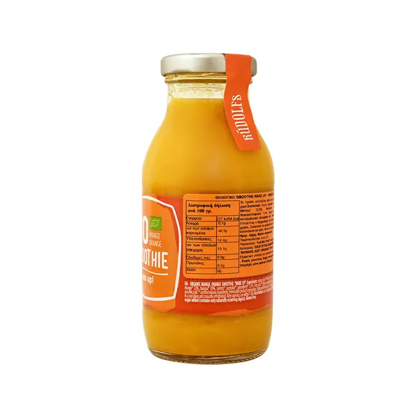 RUDOLFS Wake-Up Smoothie με Μάνγκο και Πορτοκάλι Χωρίς Γλουτένη 260 ml