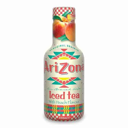 Arizona Κρύο Τσάι Με Ροδάκινο Χωρίς Ζάχαρη 450ml.