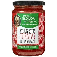 Το Περιβόλι Του Παππού Φυσικός Χυμός Τομάτας Με Ελαιόλαδο 300gr