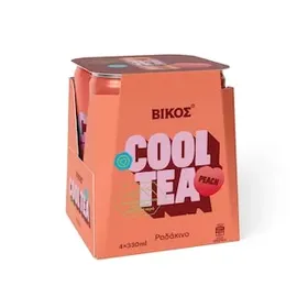 ΒΙΚΟΣ Cool Tea Ροδάκινο 4*330ml