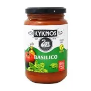 KYKNOS Έτοιμη Σάλτσα Ντομάτας Basilico Vegan Χωρίς γλουτένη 350g
