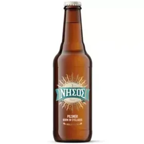 Νήσος Pilsner Mπύρα Φιάλη 330ml (Μη Επιστρεφόμενη)