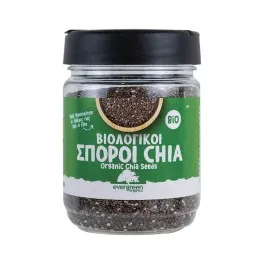 Evergreen Αποξηραμένοι Σπόροι Βιολογικοί Chia 140gr