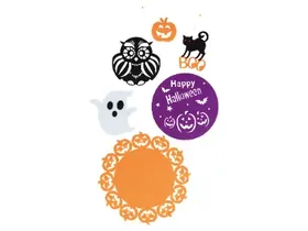 Διακοσμητικά τσόχας Halloween 1 τεμ.