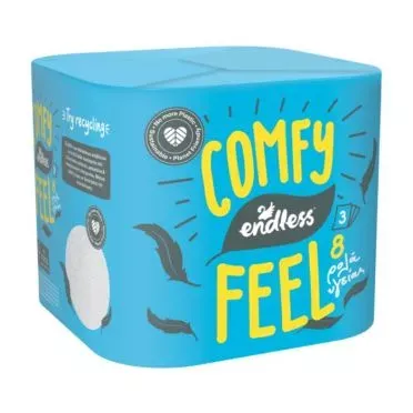 Endless Earth Comfy Feel Χαρτί Υγείας 95g 3φυλλο 8 ρολά