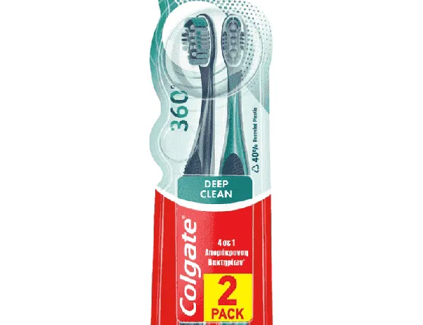 COLGATE 360° Deep Clean οδοντόβουρτσα (2τεμ.)