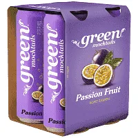 Green Mocktails Passion Fruit 330 ml (4 τεμ.)