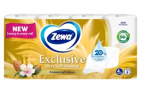 ZEWA EXCLUSIVE ALMOND MILK P.YΓ. 7X8 4P
