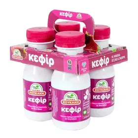 Φάρμα Κουκάκη Κεφίρ Με Κόκκινα Φρούτα 4x200ml.