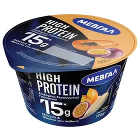 Μεβγάλ High Protein Επιδόρπιο Μάνγκο & Passion Fruit Juice 170γρ.