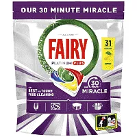 Fairy Platinum Ταμπλέτες Πλυντηρίου Πιάτων Miracle 31 τεμ.