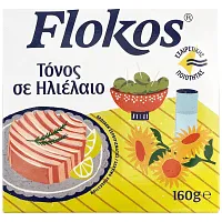 Τόνος σε Ηλιέλαιο Flokos 160g