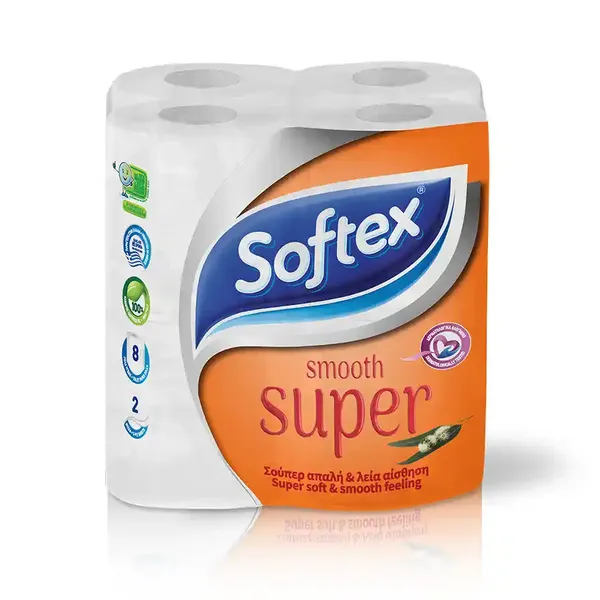 Softex Χαρτί Υγείας Super 8τεμ.